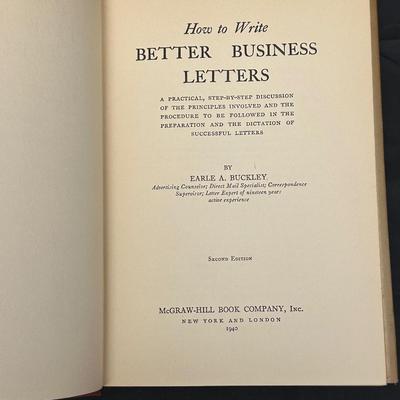 Collection of Vintage Books on Letter Writing, Philosophy and Self Development