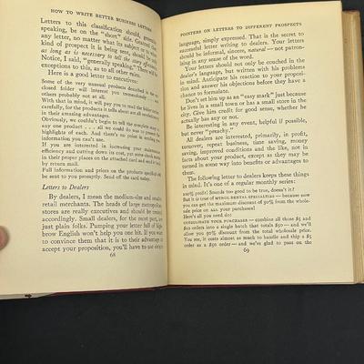 Collection of Vintage Books on Letter Writing, Philosophy and Self Development