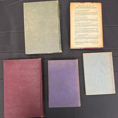 Collection of Vintage Books on Letter Writing, Philosophy and Self Development