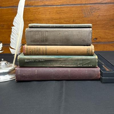 Collection of Vintage Books on Letter Writing, Philosophy and Self Development