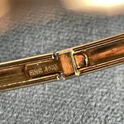 Gold over Sterling Silver Bracelet