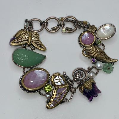 Sterling 7” Dream Costume Jewelry Charm Bracelet