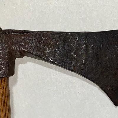 Vintage Metal Native American Axe Head W/Modern Handle