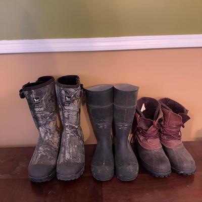 Sorel, Field & Stream, and Other Work Boots - Men’s Sizes 9-10 (BD-DZ)