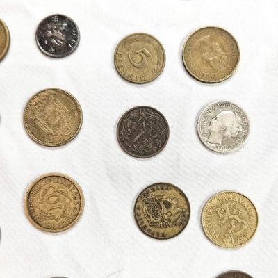 Foreign Currency and Coins Lot