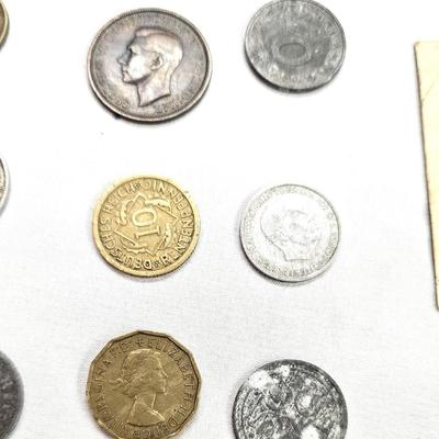 Foreign Currency and Coins Lot