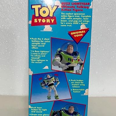 1990s Disney Toy Story Buzz Lightyear Ultimate Talking Action Figure