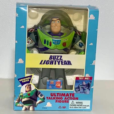 1990s Disney Toy Story Buzz Lightyear Ultimate Talking Action Figure