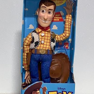 90s Disney Toy Story Poseable Pull-String Talking Woody