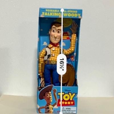 90s Disney Toy Story Poseable Pull-String Talking Woody