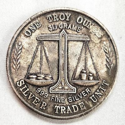 Silver Trade Unit Coin