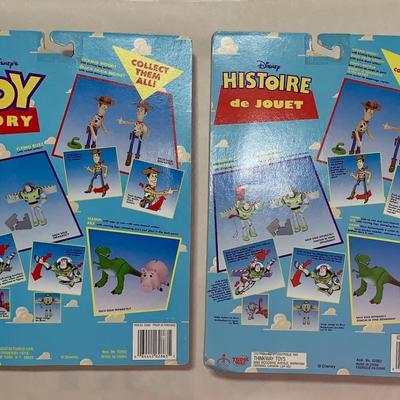 Lot of Two (2) 90s Disney Toy Story Action Figures, MOC