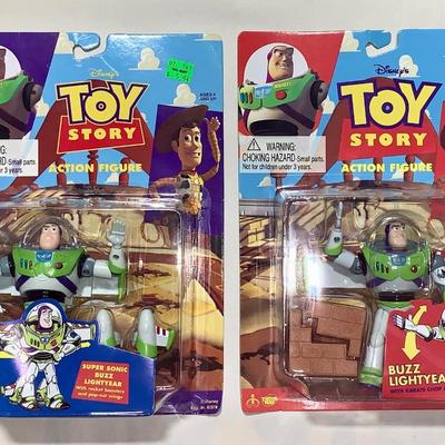 Lot of Two (2) 1990s Disney Toy Story Action Figures