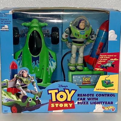 1990s Disney Toy Story Remote Control Car W/Buzz Lightyear