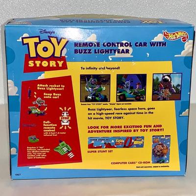 1990s Disney Toy Story Remote Control Car W/Buzz Lightyear