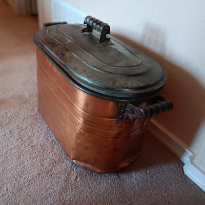 ATLANTIC COPPER BOILER WITH LID