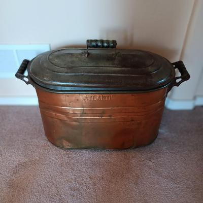 ATLANTIC COPPER BOILER WITH LID
