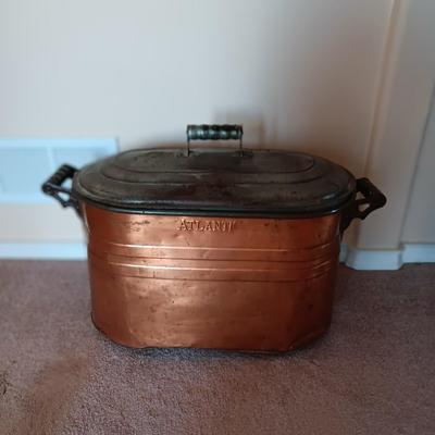 ATLANTIC COPPER BOILER WITH LID