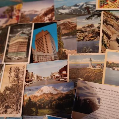 A GOOD VARIETY OF POSTCARDS