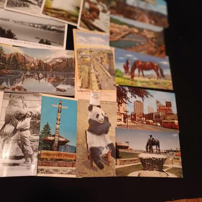 A GOOD VARIETY OF POSTCARDS