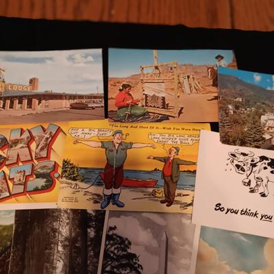 A GOOD VARIETY OF POSTCARDS
