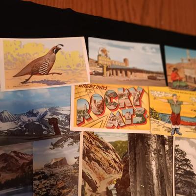 A GOOD VARIETY OF POSTCARDS
