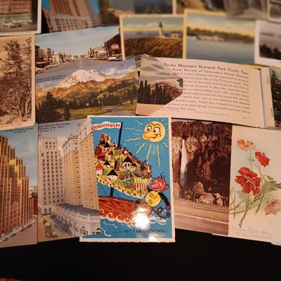 A GOOD VARIETY OF POSTCARDS
