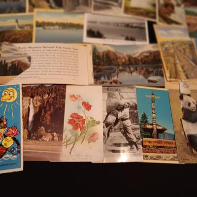 A GOOD VARIETY OF POSTCARDS