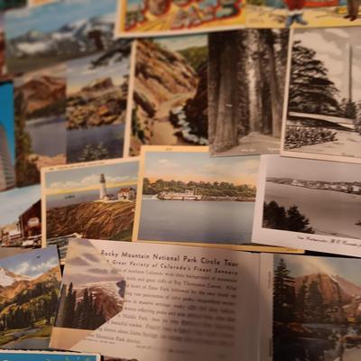 A GOOD VARIETY OF POSTCARDS