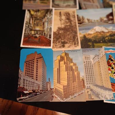 A GOOD VARIETY OF POSTCARDS