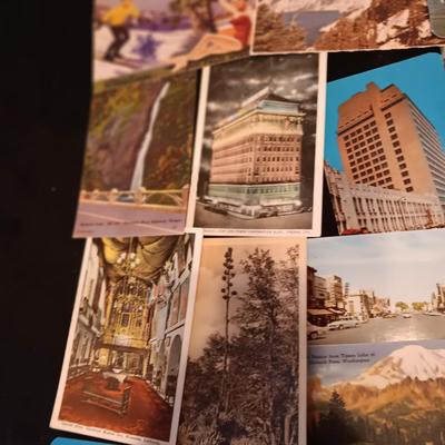A GOOD VARIETY OF POSTCARDS