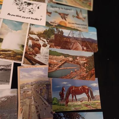 A GOOD VARIETY OF POSTCARDS