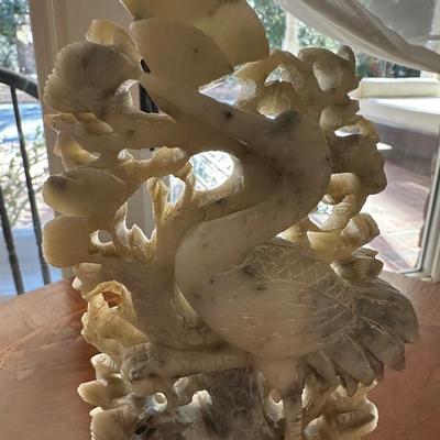 SOAPSTONE CARVING CRANE