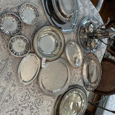 MISC SILVERPLATE LOT