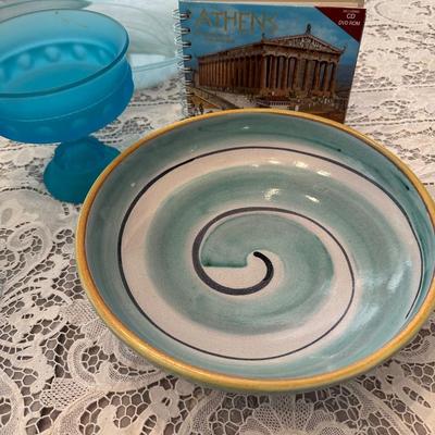BLUE SERVING HOME DÉCOR LOT