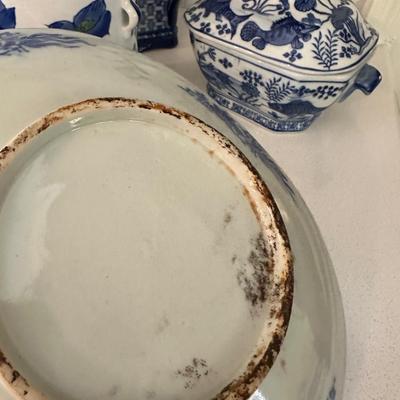 BLUE WHITE DÉCOR LOT