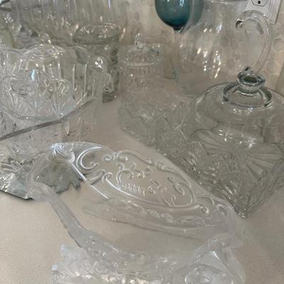 MISC CLEAR GLASS LOT