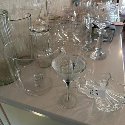 MISC CLEAR GLASS LOT