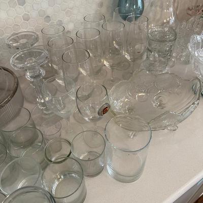 MISC CLEAR GLASS LOT