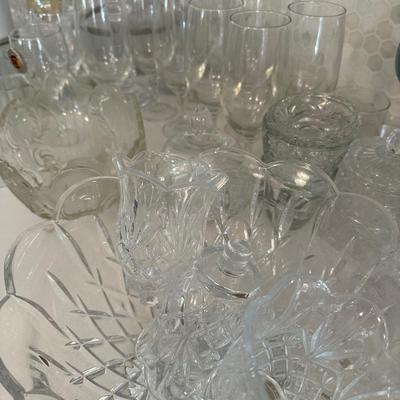 MISC CLEAR GLASS LOT