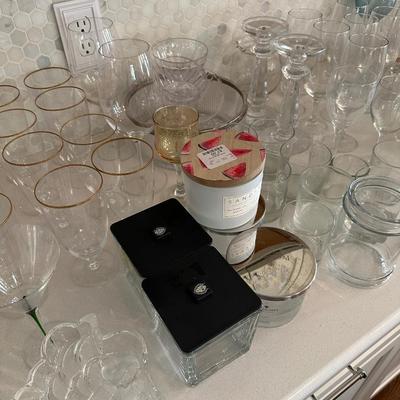 MISC CLEAR GLASS LOT