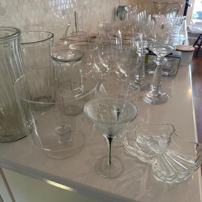 MISC CLEAR GLASS LOT