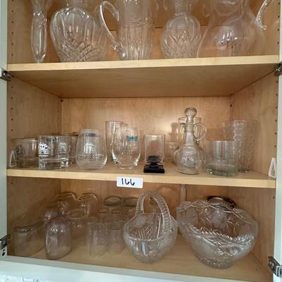 CLEAR GLASSWARE LOT