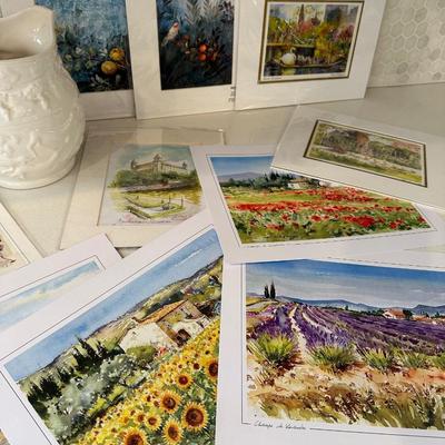 UNFRAMED ART LOT