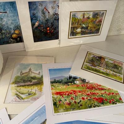 UNFRAMED ART LOT
