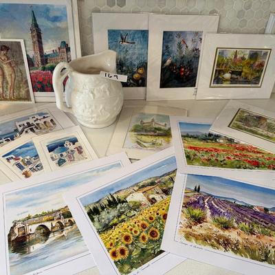 UNFRAMED ART LOT