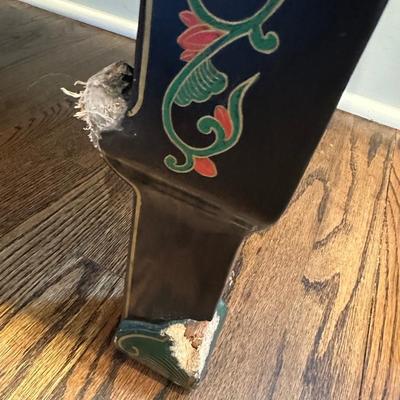 ASIAN BLACK LACQUER COFFEE TABLE