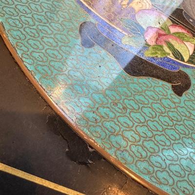 ASIAN BLACK LACQUER COFFEE TABLE
