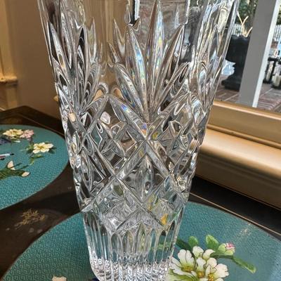 Sale Photo Thumbnail #825: WATERFORD CRYSTAL VASE 10" TALL