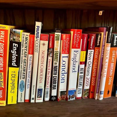 TRAVEL BOOK LOT